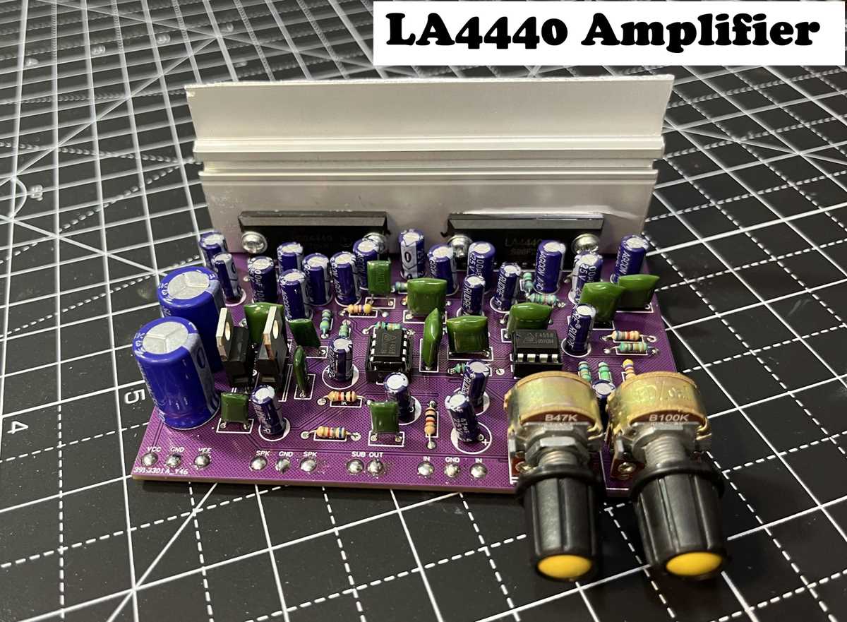 la4440 subwoofer circuit diagram