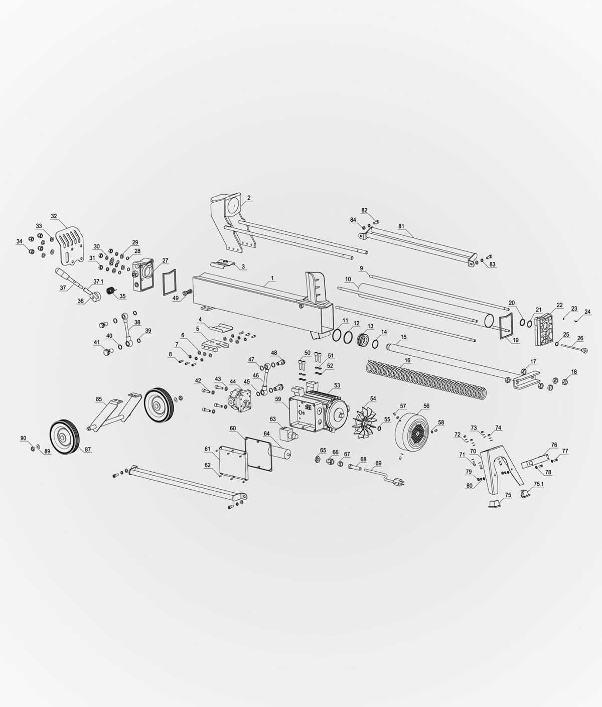 log splitter schematics diagram