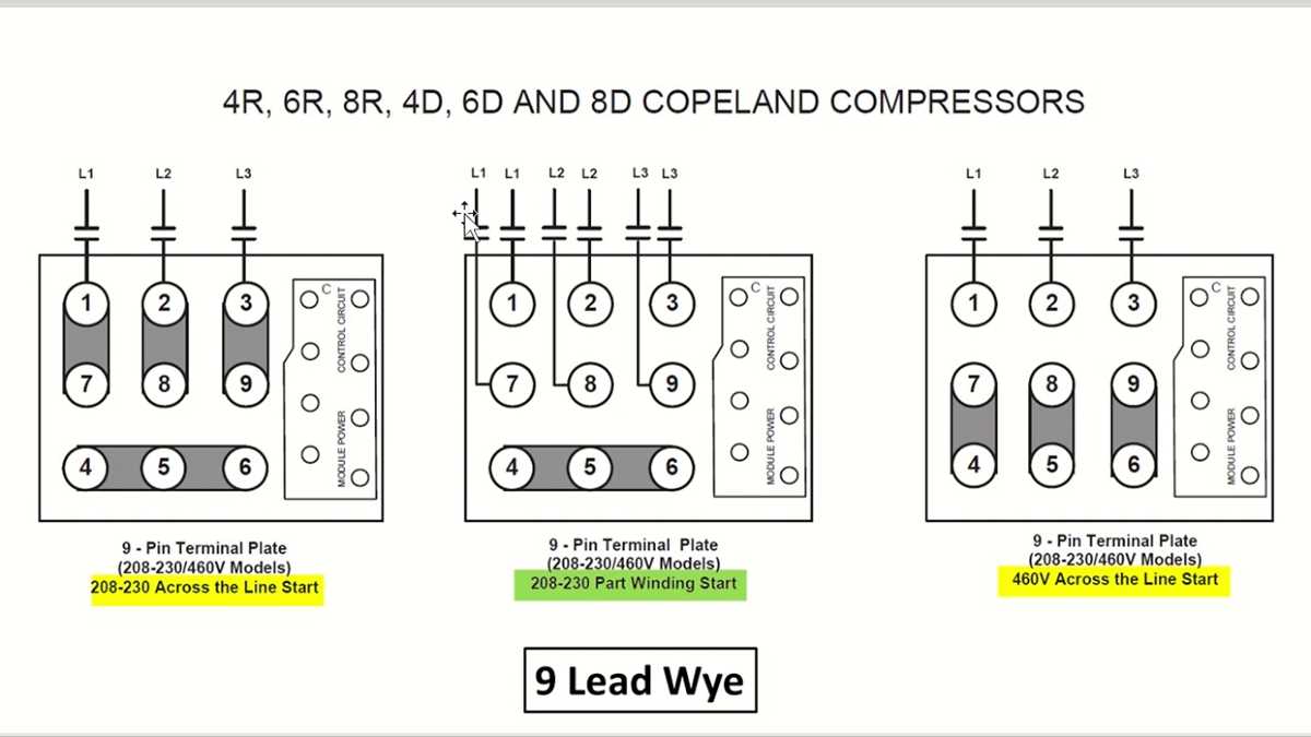 3 phase motor wiring diagram 12 wire