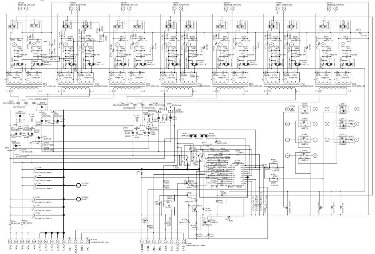 sharp crt tv schematic diagram