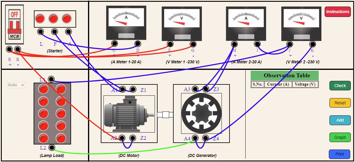 shunt dc motor circuit diagram