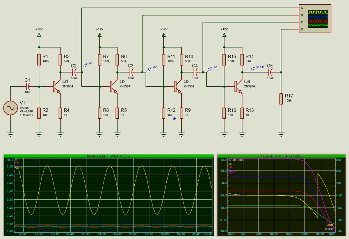 multistage amplifier circuit diagram