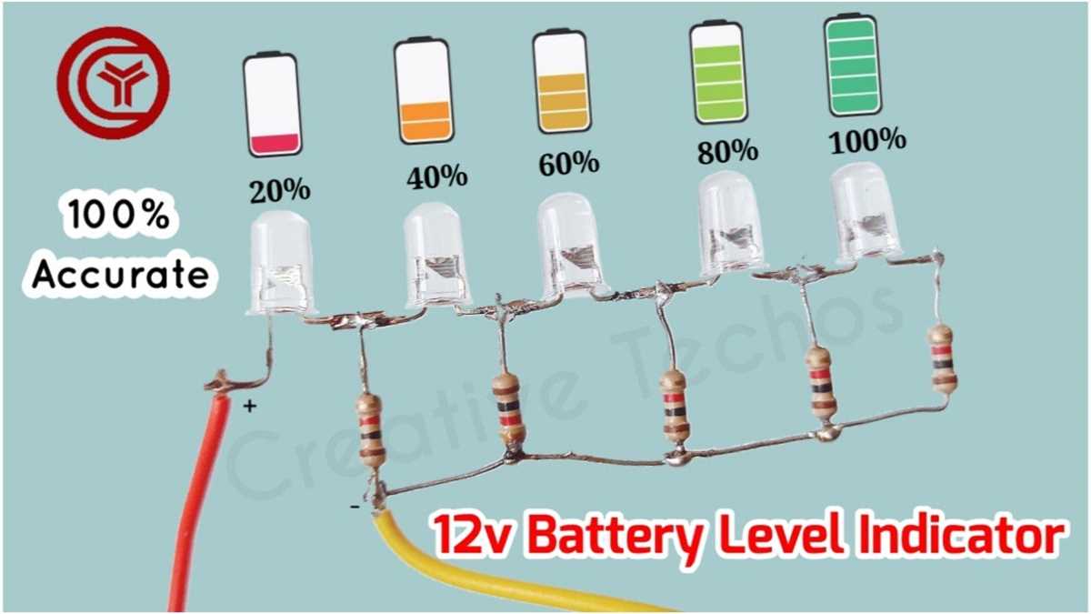 simple battery level indicator circuit diagram simple battery level indicator circuit diagram