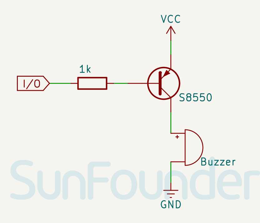 simple buzzer circuit diagram