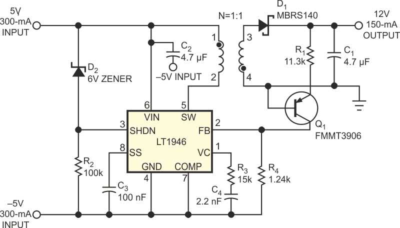 simple dc dc converter circuit diagram