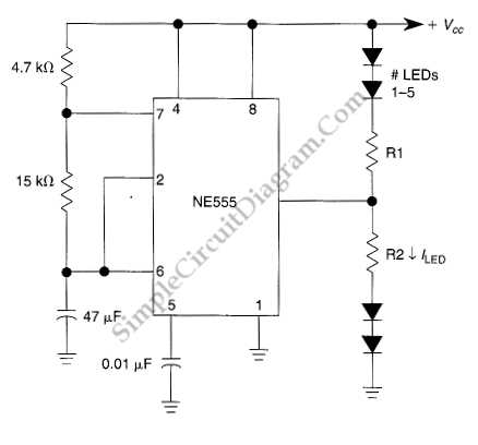 simple flasher circuit diagram