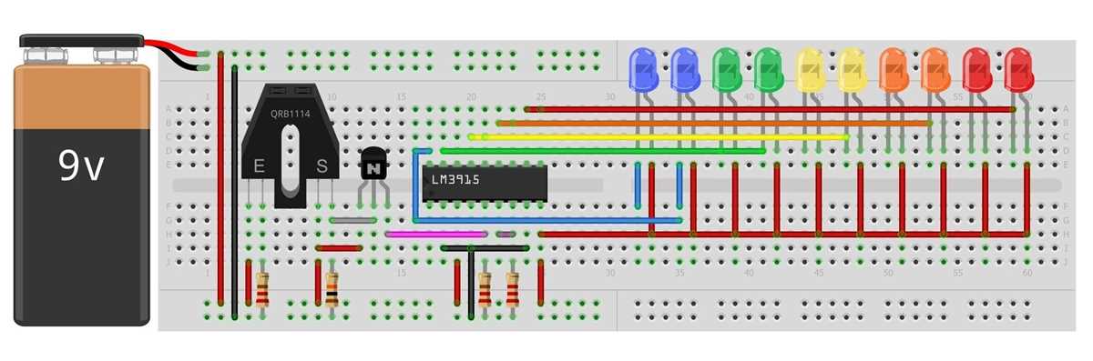 simple proximity sensor circuit diagram