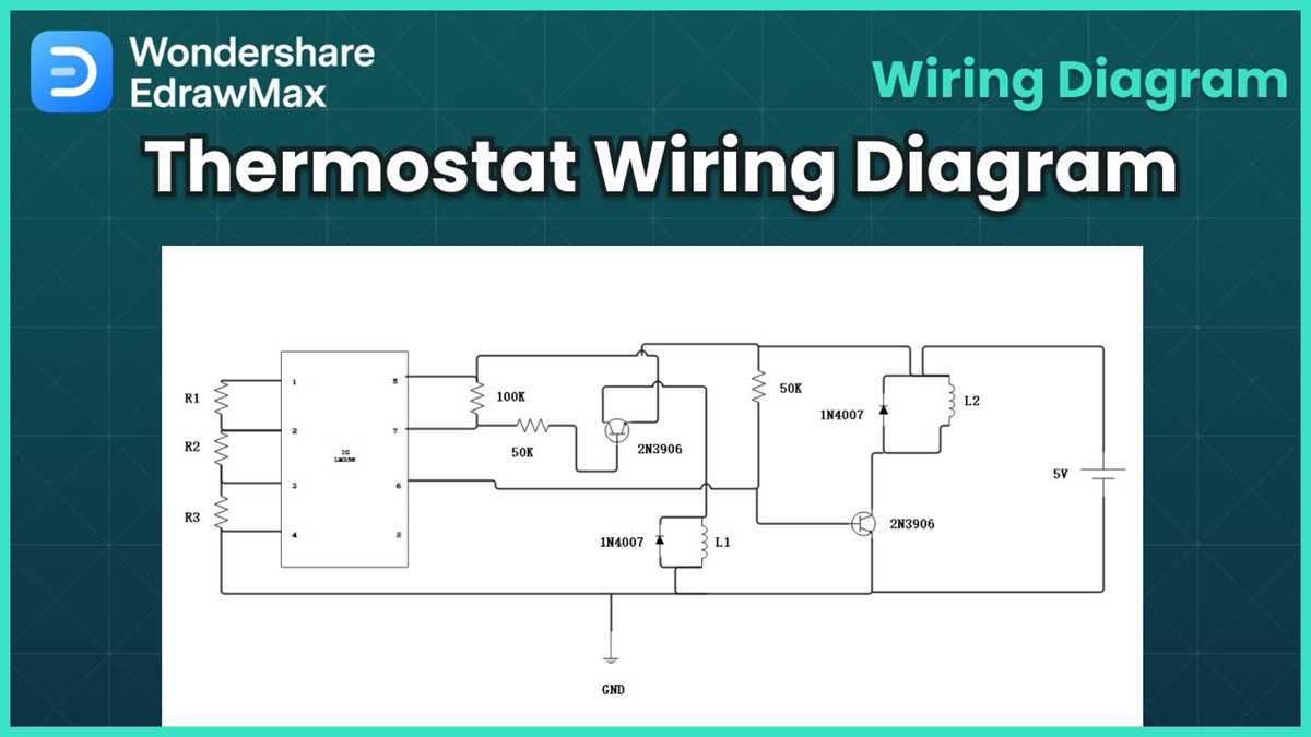 simple thermostat circuit diagram
