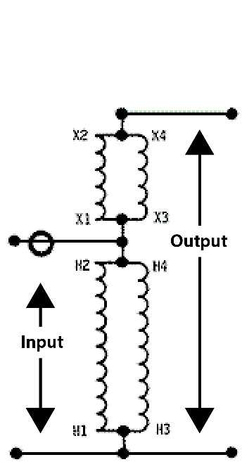single phase buck boost transformer wiring diagram
