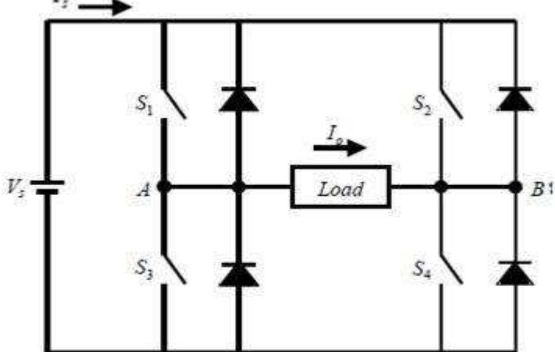 single phase full bridge inverter circuit diagram