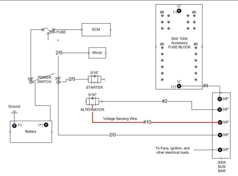 4 wire gm alternator wiring diagram