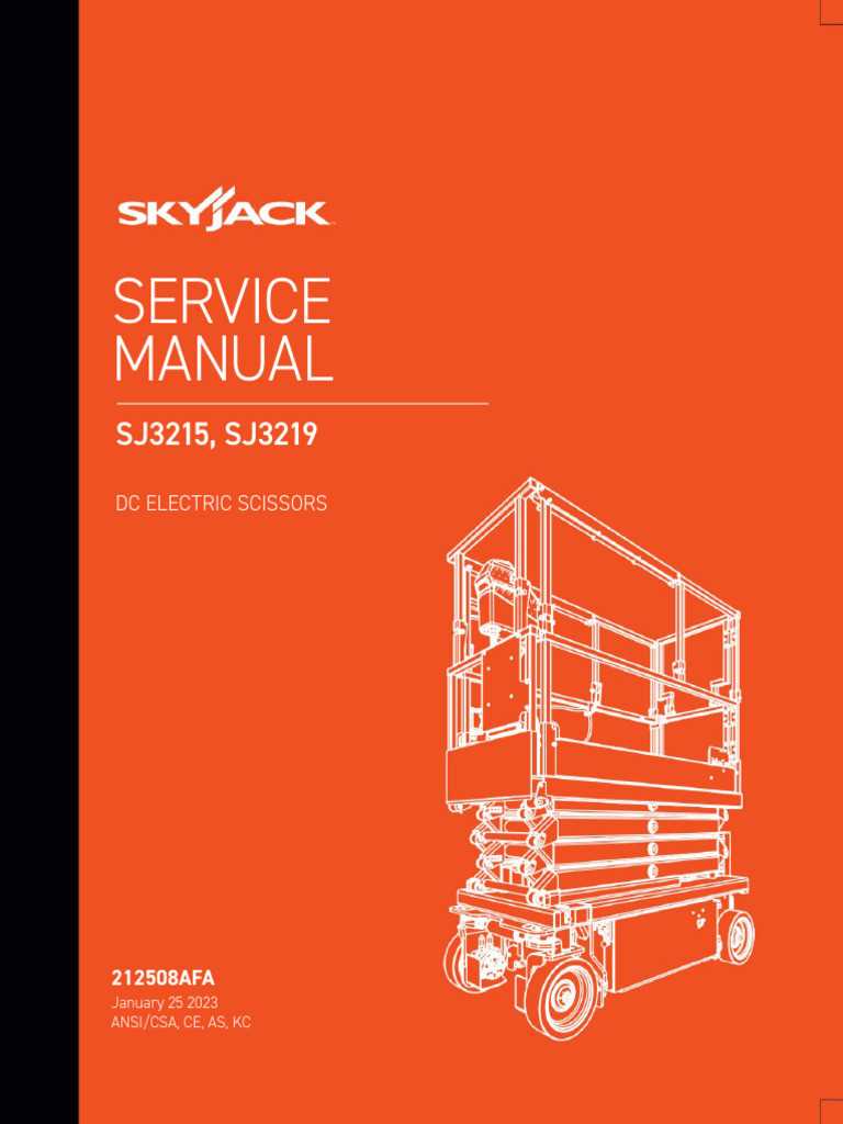 skyjack 3219 wiring diagram