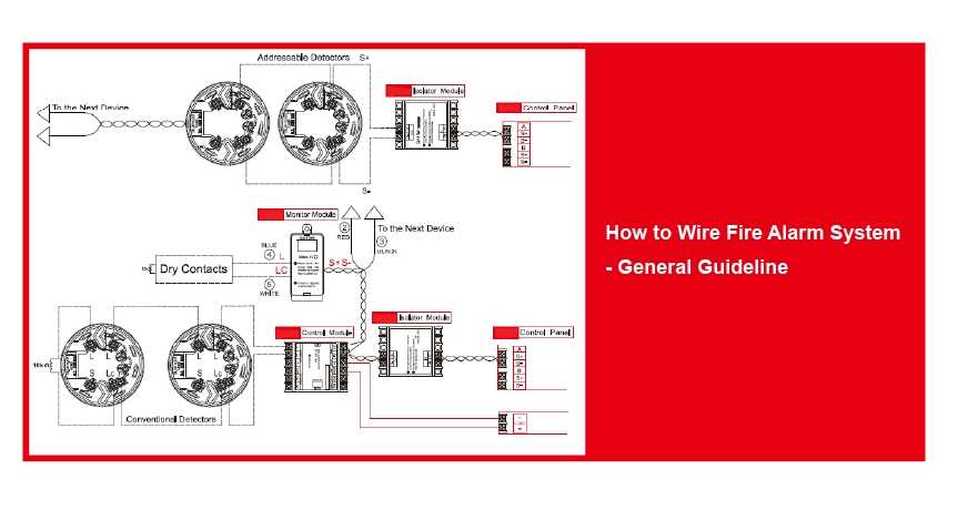 smoke detector diagram wiring