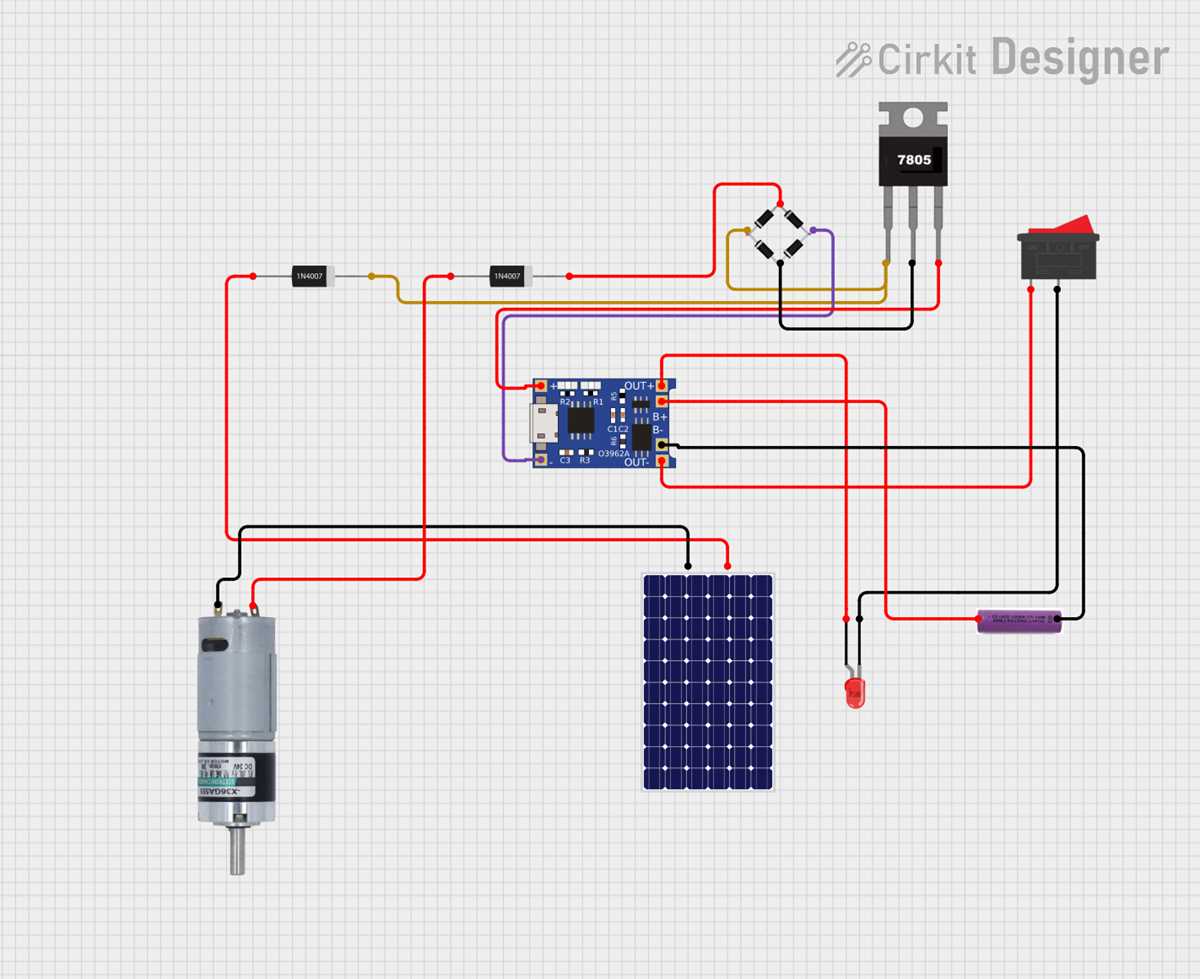 solar battery charging circuit diagram