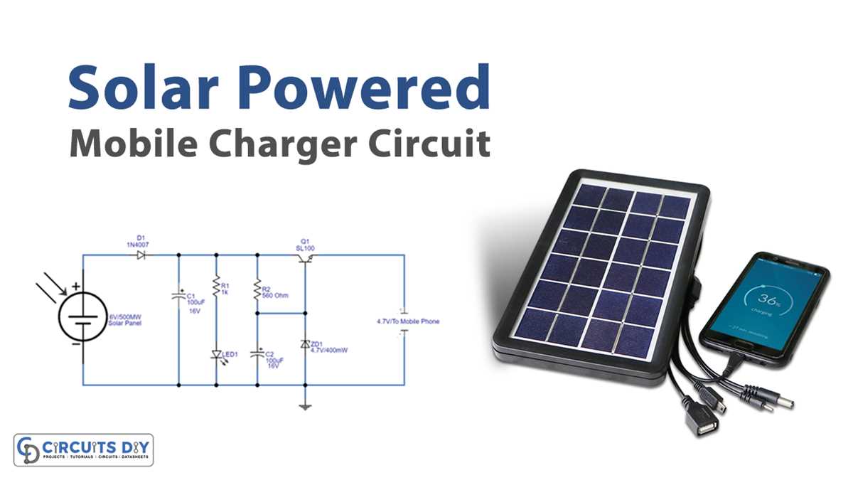 solar charging system schematic diagram