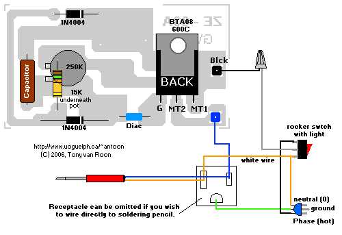 soldering iron circuit diagram