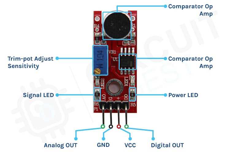 sound sensor schematic diagram