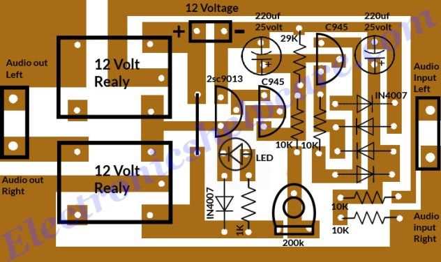 speaker protection circuit diagram