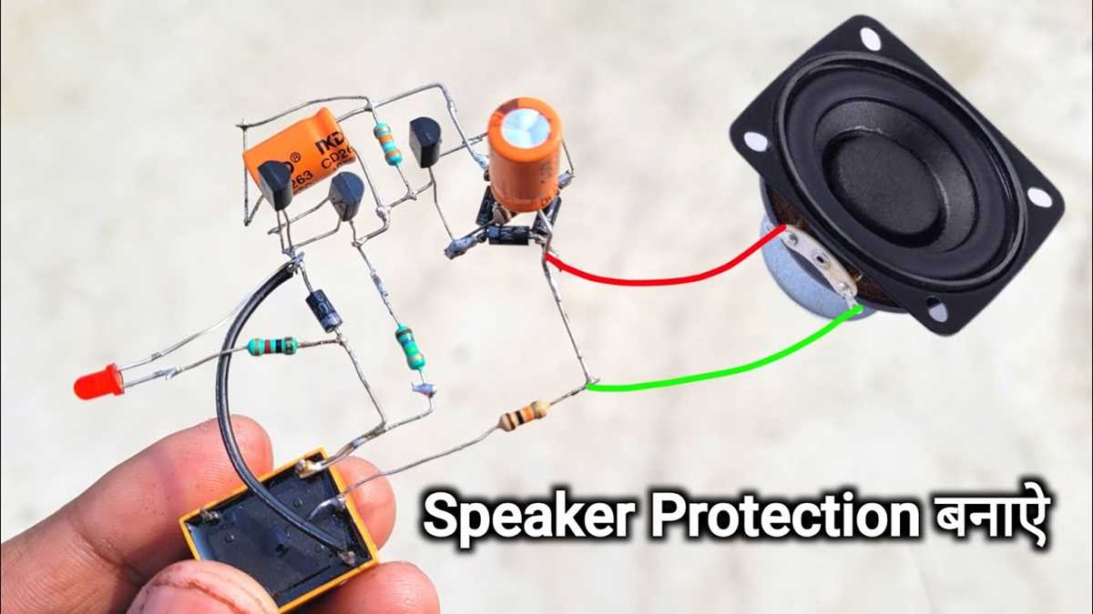 speaker protection circuit diagram