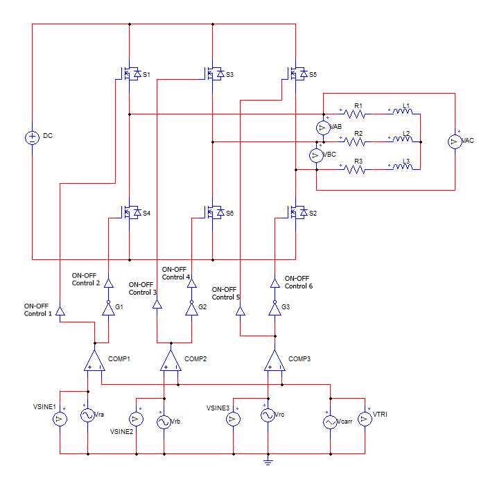 spwm circuit diagram