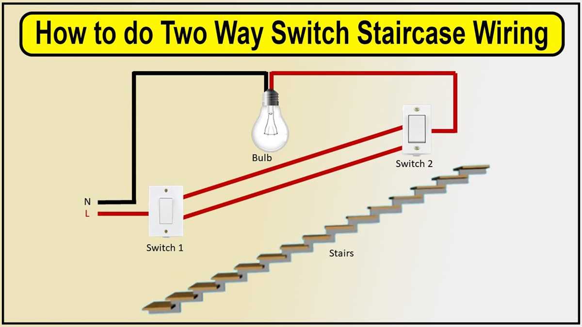 stairs lighting circuit diagram