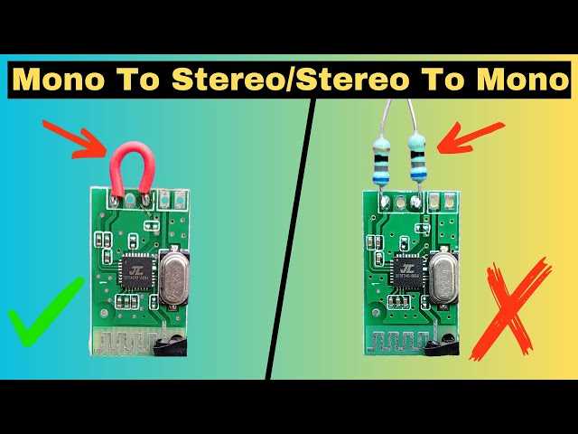 stereo to mono circuit diagram