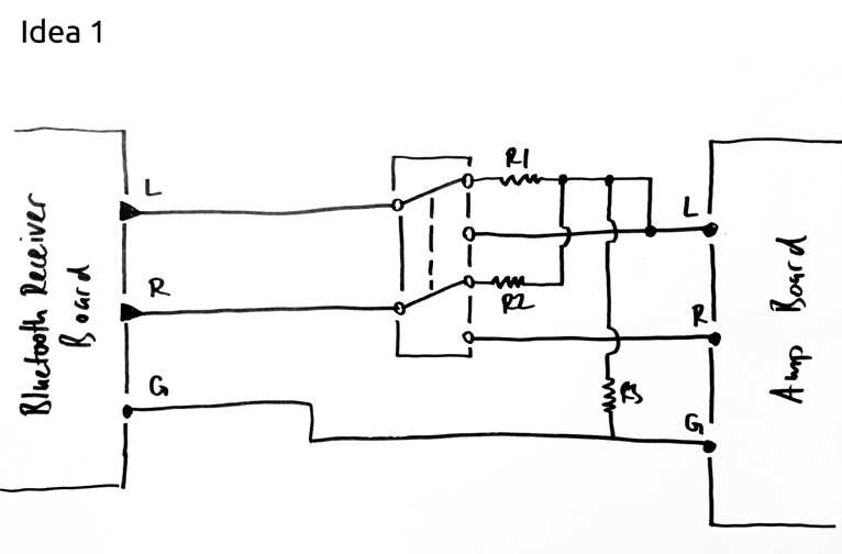 stereo to mono circuit diagram