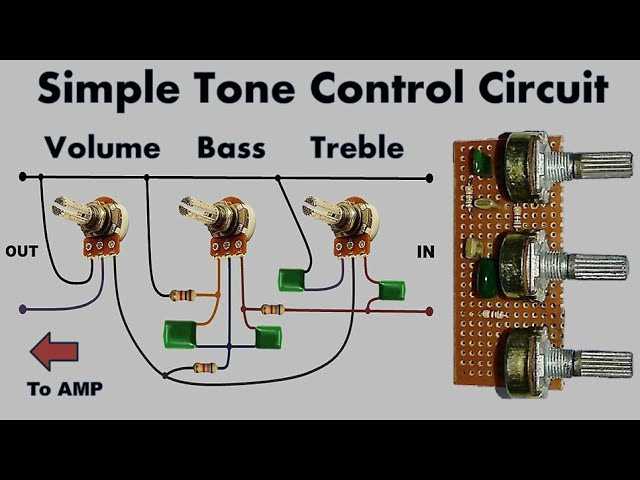 stereo tone control circuit diagram