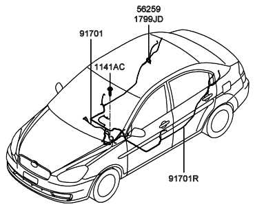 2009 hyundai accent wiring diagram