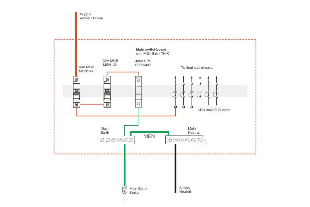 surge protection device circuit diagram