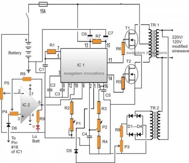 homemade inverter circuit diagram