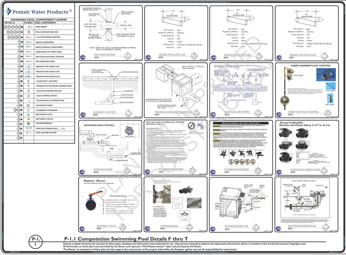 swimming pool plumbing schematic diagram
