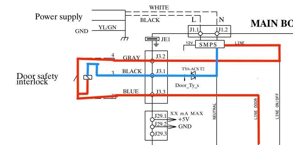 switch in schematic diagram