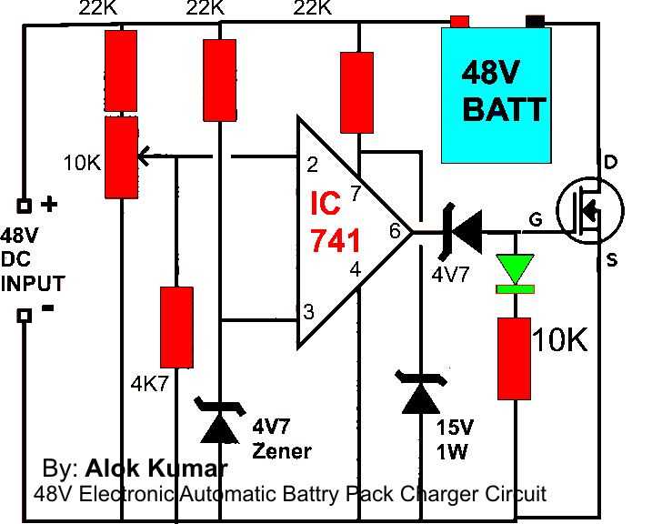 solar battery charger circuit diagram with auto cut off