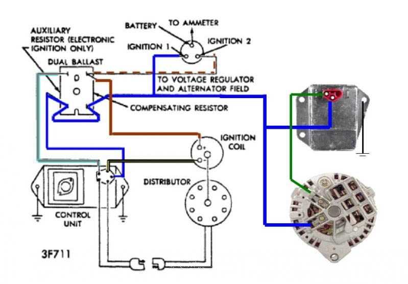 electronic ignition distributor wiring diagram