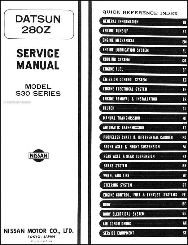 1975 datsun 280z wiring diagram 1975 datsun 280z wiring diagram