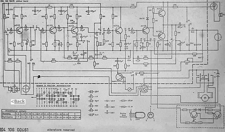 tape recorder circuit diagram