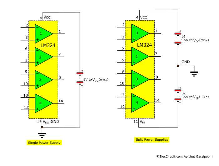 lm324 preamp circuit diagram