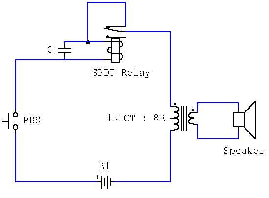 how to draw a buzzer in a circuit diagram