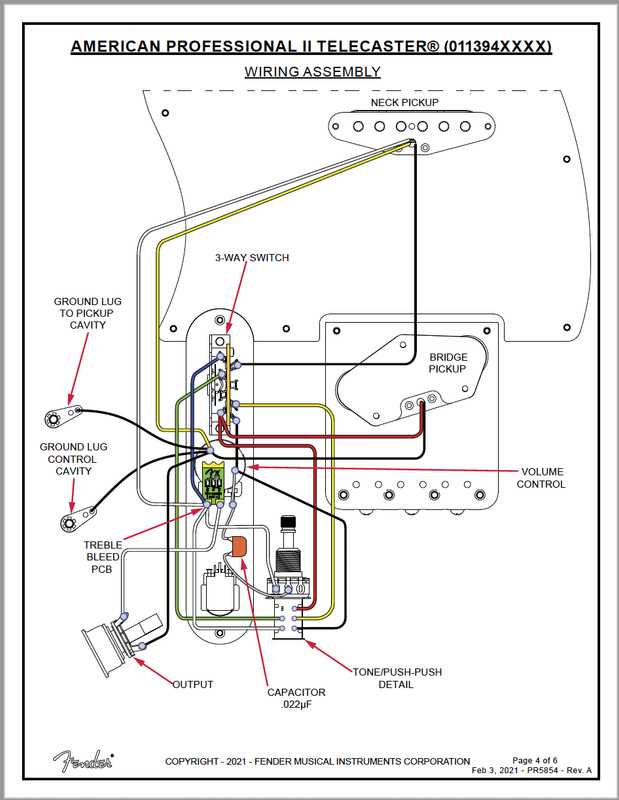telecaster wiring diagram