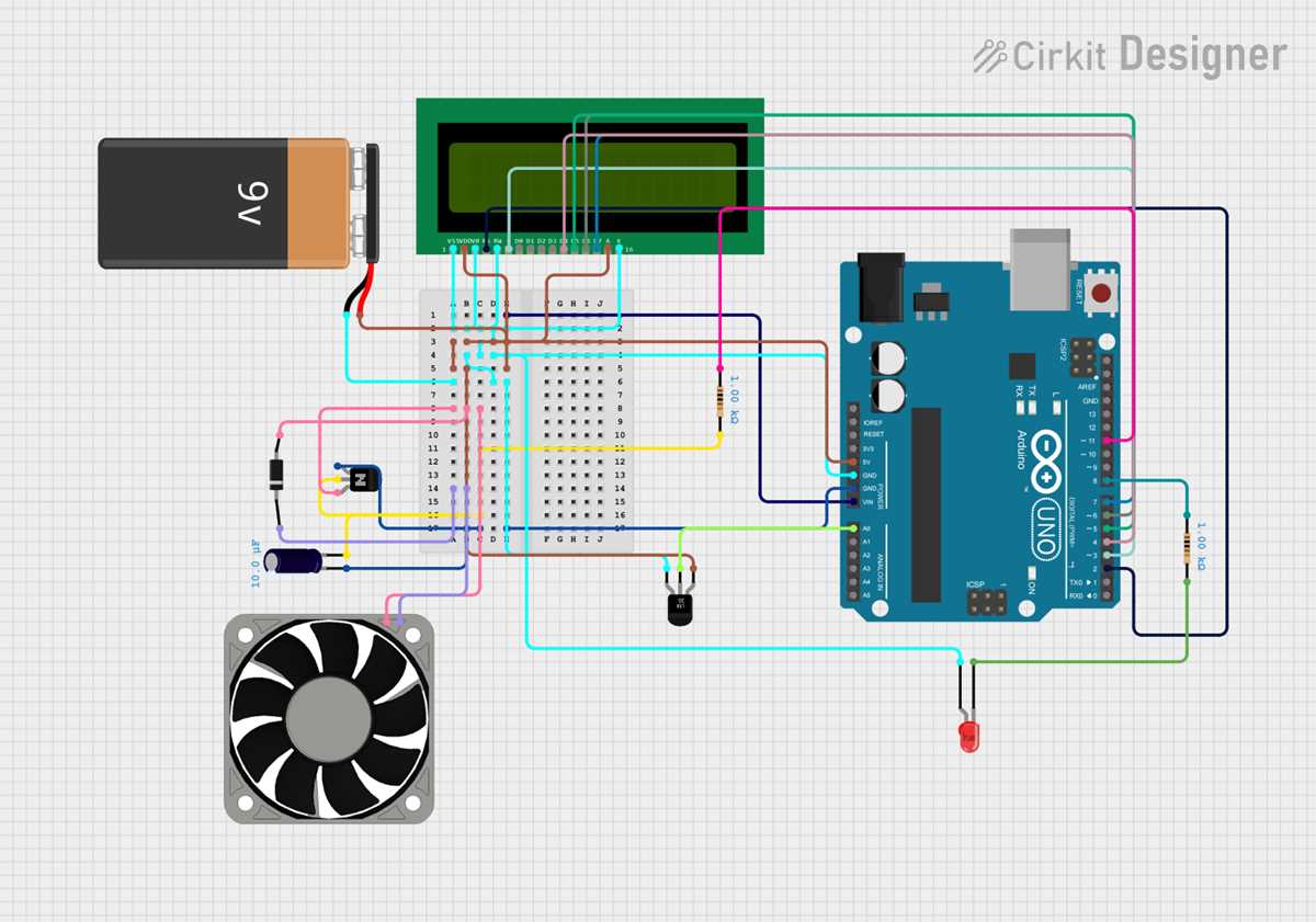 temperature based fan speed controller circuit diagram