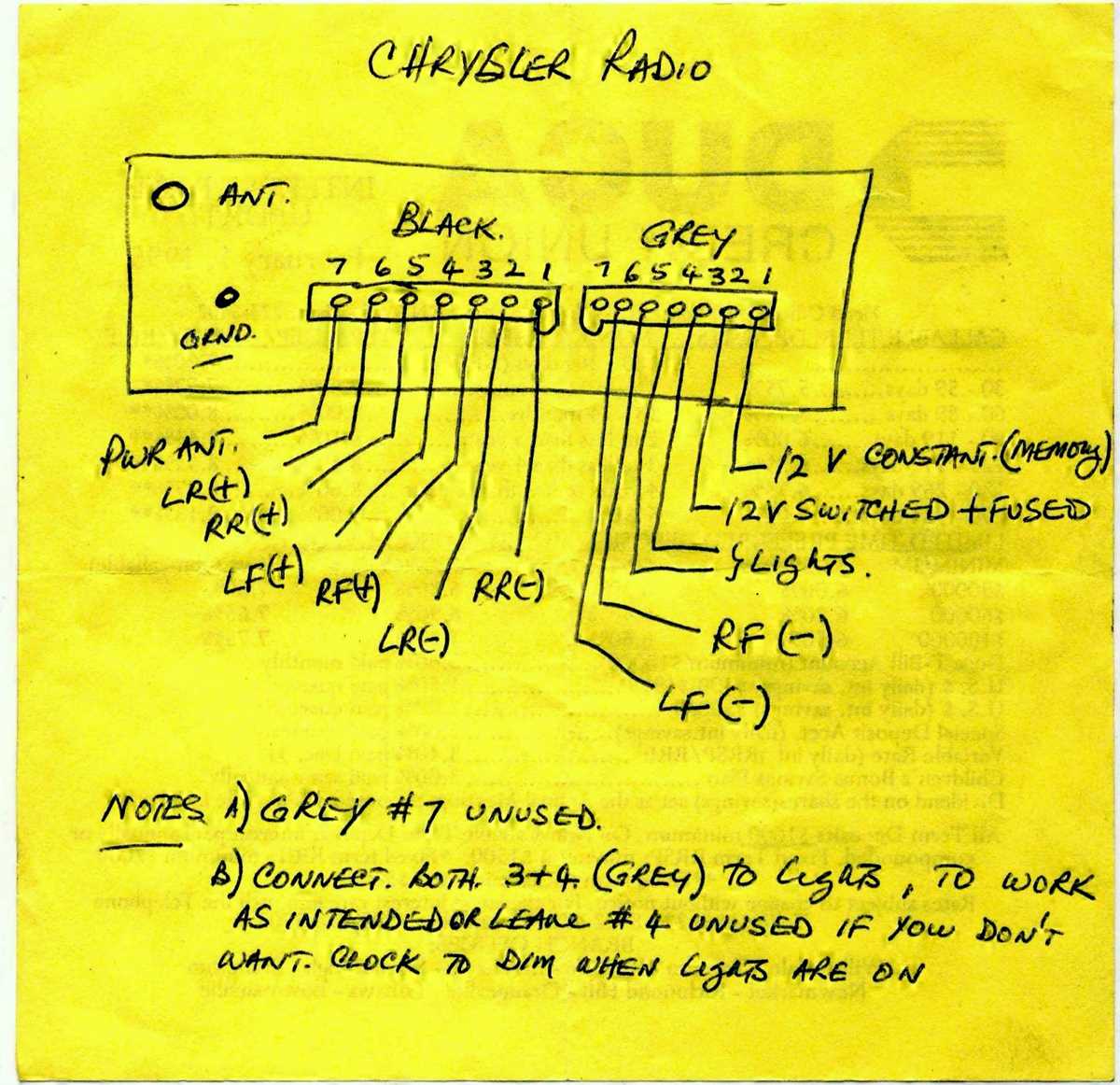 98 dodge ram stereo wiring diagram