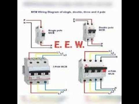 three phase circuit breaker diagram