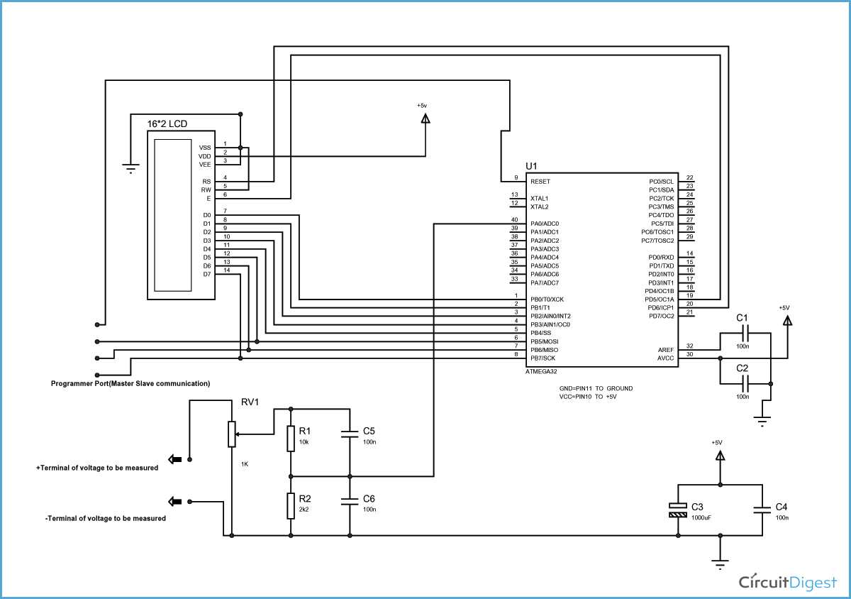 avr circuit diagram