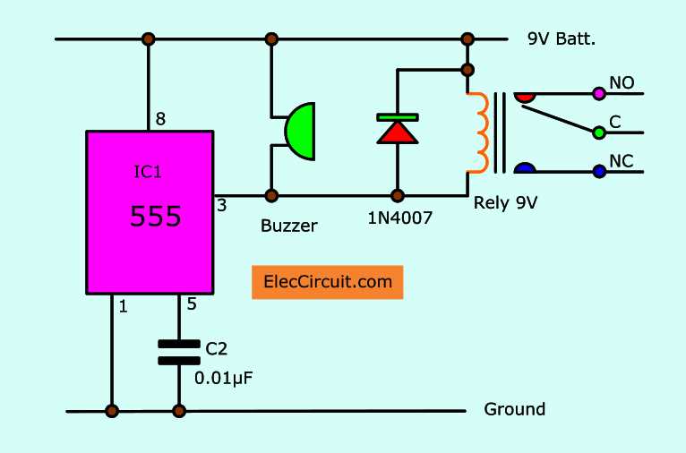 timer circuit diagram