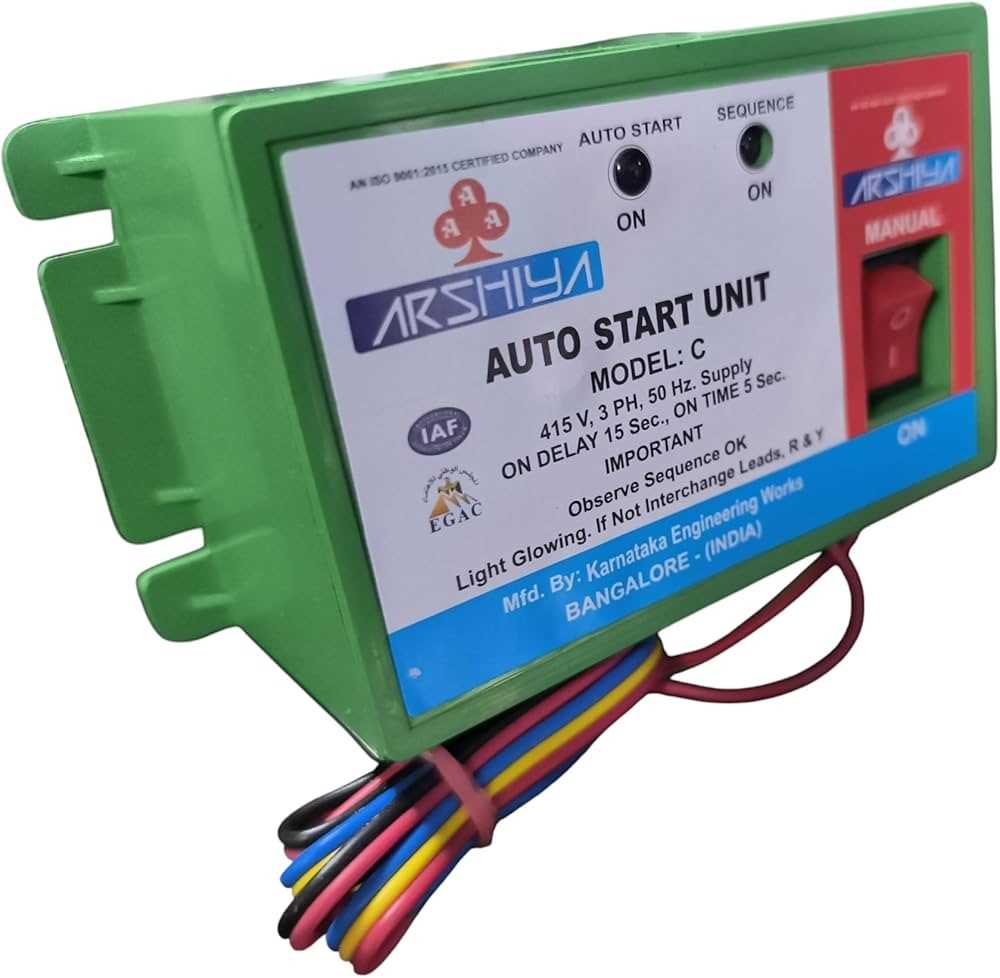 3 phase motor auto starter circuit diagram