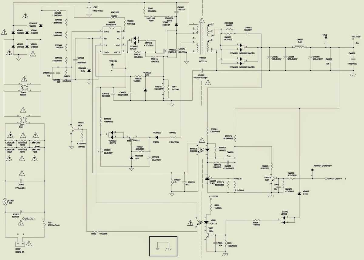toshiba color tv schematic diagram