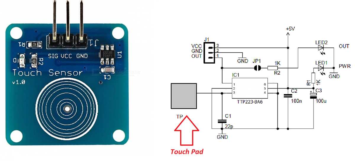touch screen circuit diagram