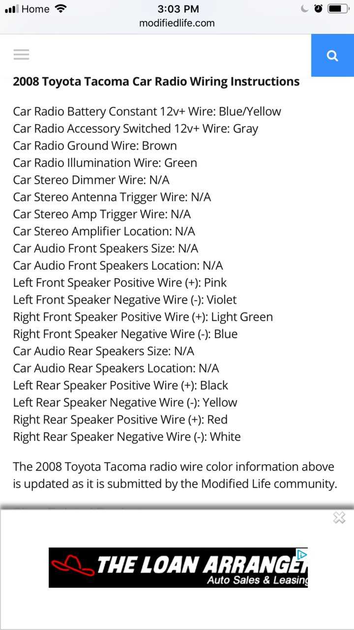 2003 toyota tacoma stereo wiring diagram 2003 toyota tacoma stereo wiring diagram