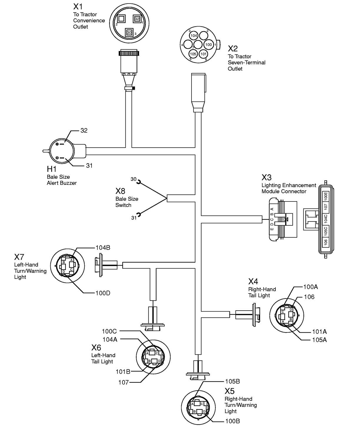 tractor trailer light wiring diagram tractor trailer light wiring diagram